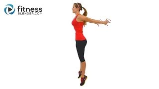 Fat Burning HIIT Cardio Workout - High Intensity Interval Training with Warm Up & Cool Down