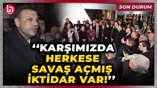 CHP'li Özgür Çelik'ten Halk TV binası önünde açıklama!