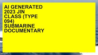 WHAT WIKIPEDIA ISN'T TELLING YOU ABOUT  JIN CLASS (TYPE 094) SUBMARINE