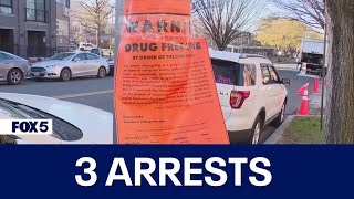 DC’s second round of drug free zones ends in 3 arrests