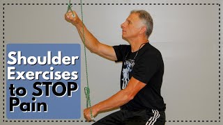 4 EASIEST Shoulder Exercises to STOP Pain At Home: Frozen Shoulder, Impingement, & Arthritis