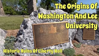 Historic Ruins: Early Predecessor Of Washington And Lee University! #history #university #college