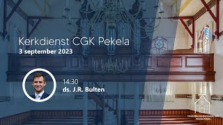 CGK Pekela - Middagdienst van 3 september 2023