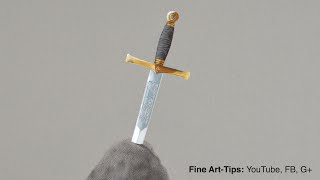 How to Draw Excalibur - The Sword in the Stone - King Arthur's Sword