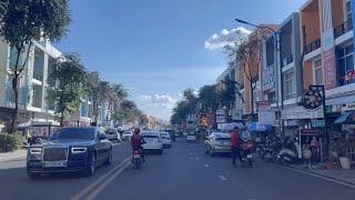 PHNOM PENH CITY Driving tour borey peng huoth street view | CAMBODIA 2022