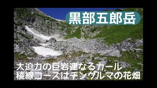 北アルプス縦走Vol.5　黒部五郎岳　カールコースと稜線コースを通って周回　三俣山荘から