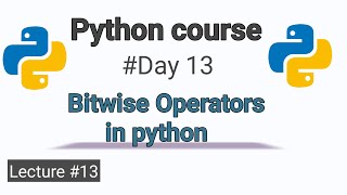 Bitwise Operators in Python | AND, OR, XOR, Shift Operators Explained with Examples