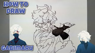 How To Draw Gabimaru The Hollow | Hell’s Paradise #drawing #animedrawing #gabimaruthehollow