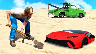 Michael Found SECRET BURIED SUPERCARS in GTA 5!