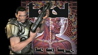 Tool's Lateralus mixed with doom 3's Tweaker
