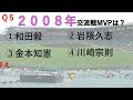 セパ交流戦mvpを獲得した選手　deクイズ　2005～12年編