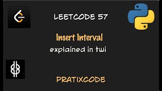 Insert Interval - Leetcode 57 - Python - Twi