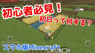 【初心者向け】サバイバル初日！ スマホ版マインクラフト #1