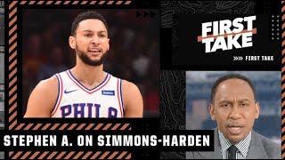 Stephen A. makes the case for the 76ers & Nets to NOT swap Ben Simmons and James Harden | First Take