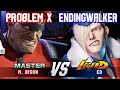 SF6 ▰ PROBLEM X (M.Bison) vs ENDINGWALKER (Ed) ▰ High Level Gameplay