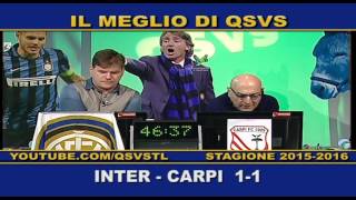 QSVS - I GOL DI INTER - CARPI 1-1  - TELELOMBARDIA / TOP CALCIO 24