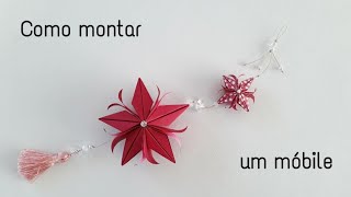 Isa Klein Tutorial 130: como montar um móbile de origami com a estrela Anthea