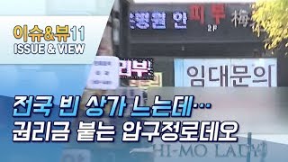 전국 빈 상가 느는데…권리금 붙는 압구정로데오 / 머니투데이방송 (뉴스)