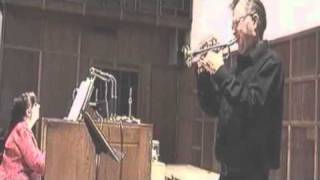 The Dunnamic Duo performs Rondeau by Dandrieu for trumpet \u0026 organ