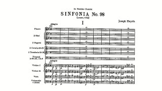 Haydn: Symphony No. 98 in B-flat major (with Score)