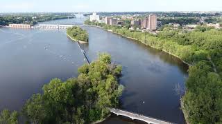 #Parc nature de l’île de la visitation vu d'un drone. #ile_de_la_visitation #montreal #dji#mavicmini