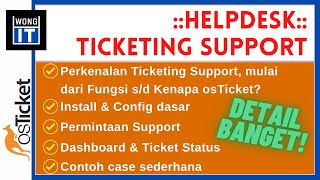 Tutorial Lengkap Cara Implementasi dan Menggunakan osTicket untuk Mengelola Ticketing Support