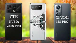 Pubg Gaming phone // Nubia Z40S Pro vs ASUS ROG Phone 6 Pro vs XIAOMI 12S Pro // 8+ GEN 1