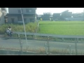 山陽電車　高砂駅から東二見駅までの【窓からの風景】　 takasago station to higashi　futami station scenery from a window