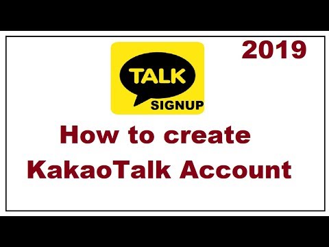 Cómo crear una cuenta en kakao Talk