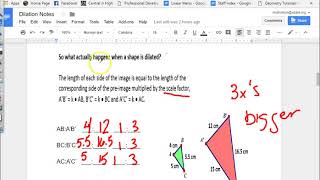 Dilation Notes part 1