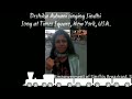 drshika advani singing sindhi song at times square new york usa.