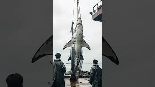 Marine Fishing for Huge Shark#Deck Towing Operation#Marine Fishing#Huge Shark#Deck Towing#Crew Work