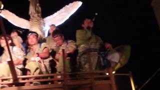 2014_08_15三島市　三島夏祭り１日目⑦[山車しゃぎり大会・15台の山車].wmv