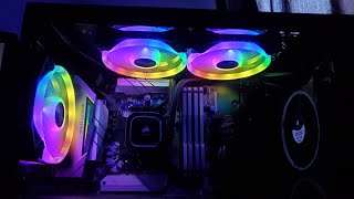 Corsair QL Fans RGB Showcase/iCue Demo