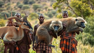 WILD Antelope Hunting with FEARLESS Hadzabe Tribesmen!