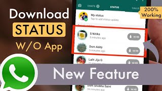 How to Download Whatsapp Status Video w/o any App | [Tutorial]