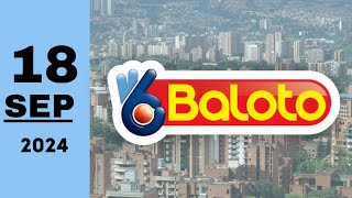 Resultado Baloto y Baloto Revancha del 18 de septiembre de 2024