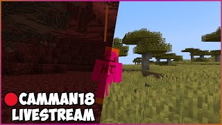Minecraft BUT Grass And Netherrack INSTANTLY kills me... camman18 Full Twitch VOD