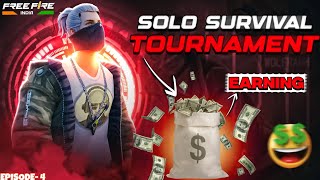 Playing Tournaments🤑 for Buying Evo Guns / PLAYING ONLY FREE TOURNAMENT FOR 24 HOURS 🤩| EP-4