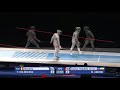 tiberiu dolniceanu sabre fencing highlight goodbye