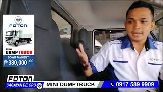 Foton Cagayan de Oro- Mini dumptruck