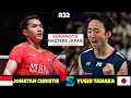 Jonatan Christie vs Yushi Tanaka - Badminton KUMAMOTO MASTERS 2024 | R32