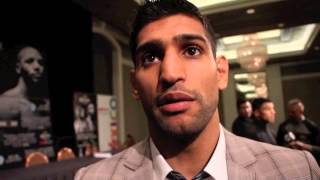 AMIR KHAN TALKS ALEXANDER 'CHIN' COMMENTS & KEITH THURMAN 'OVERATED' REMARKS / INTERVIEW FOR IFL TV
