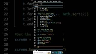 Python Turtle Tree Art, Create Tree using Python Code #pythongui #pythonturtle #pythonprogramming