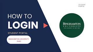 How to Login to Binghamton University SUNY Portal (2026) | Student Portal Sign In Guide