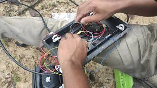 #Fiber cable jointing and rounding by splicing machine  #BSNL FTTH CONNECTION #Uma Tamuly