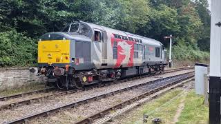 37884  and 73003  swapping ends at dean forest railway diesel gala 15th  September 2024