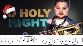 O HOLY NIGHT on Trumpet (Trumpet Sheet Music)