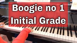 Boogie no 1 by Gerald Martin - C:9  |  ABRSM piano initial 2021 \u0026 2022