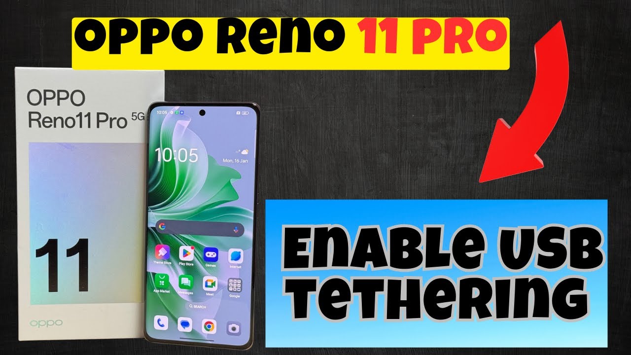 Oppo Reno 11 Pro USB Tethering || How To Setup USB Tethering || Enable ...